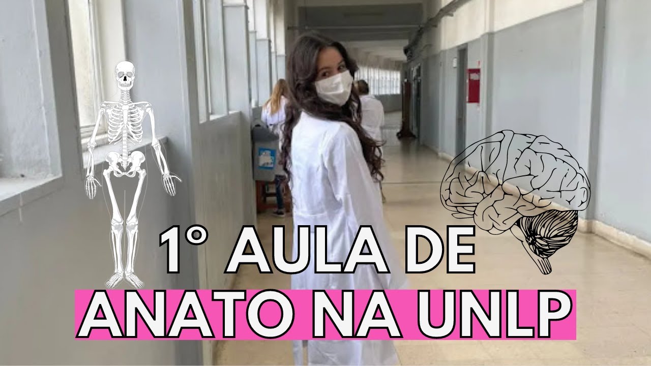 MINHA PRIMEIRA AULA NA UNLP | Primeira Aula de Anatomia na UNLP