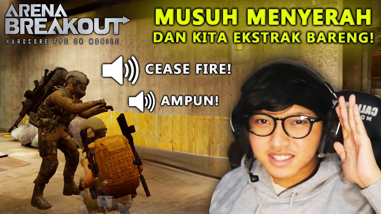 MOMENT LANGKA DI ARENA BREAKOUT! MUSUH MENYERAH DAN AKHIRNYA KITA EKSTRAKSI BARENG