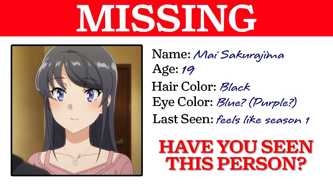 The Curious Disappearance of Mai Sakurajima