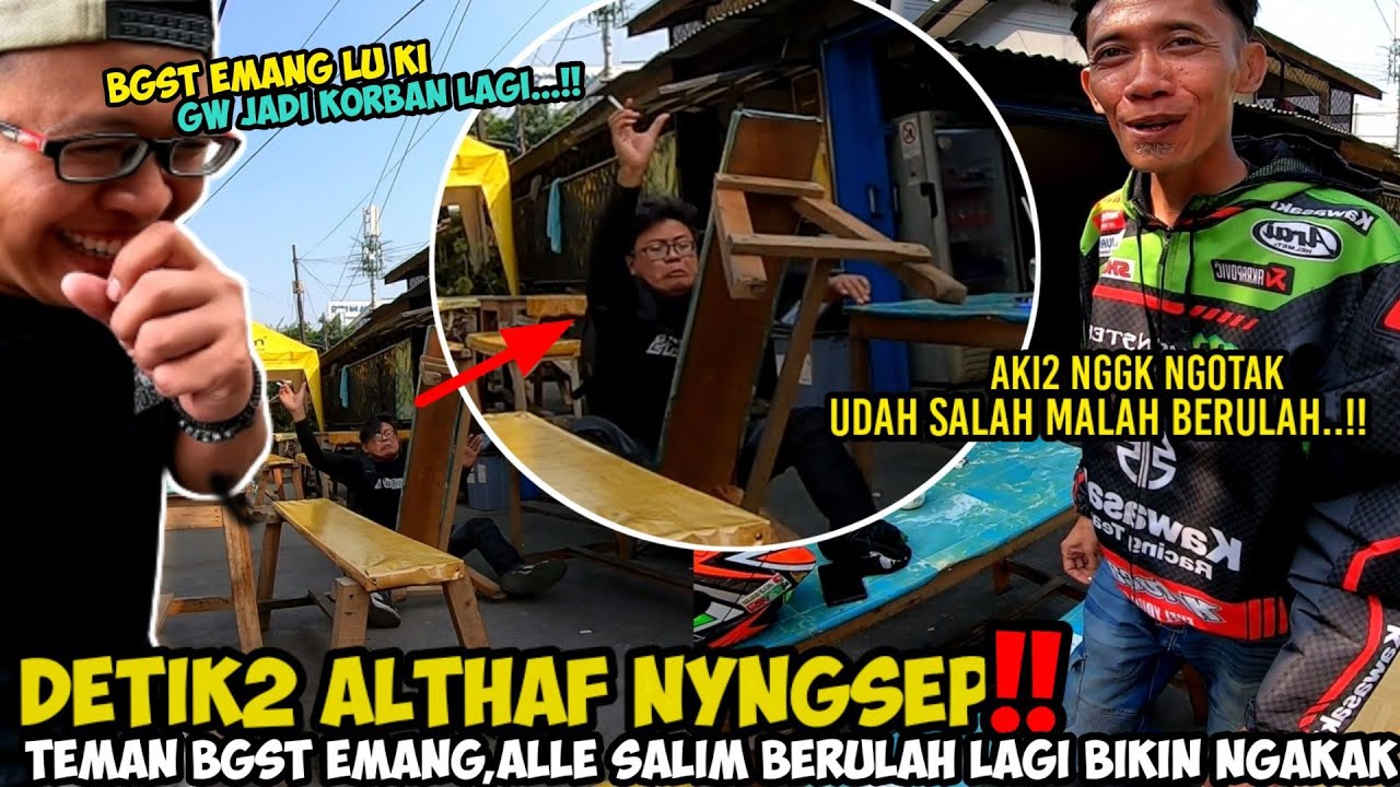 NYUNGSEP GUOBLOKKK❗ALTHAF MOTOVLOG NYNGSEP GARA2 TEMAN BGST ALLE SALIM