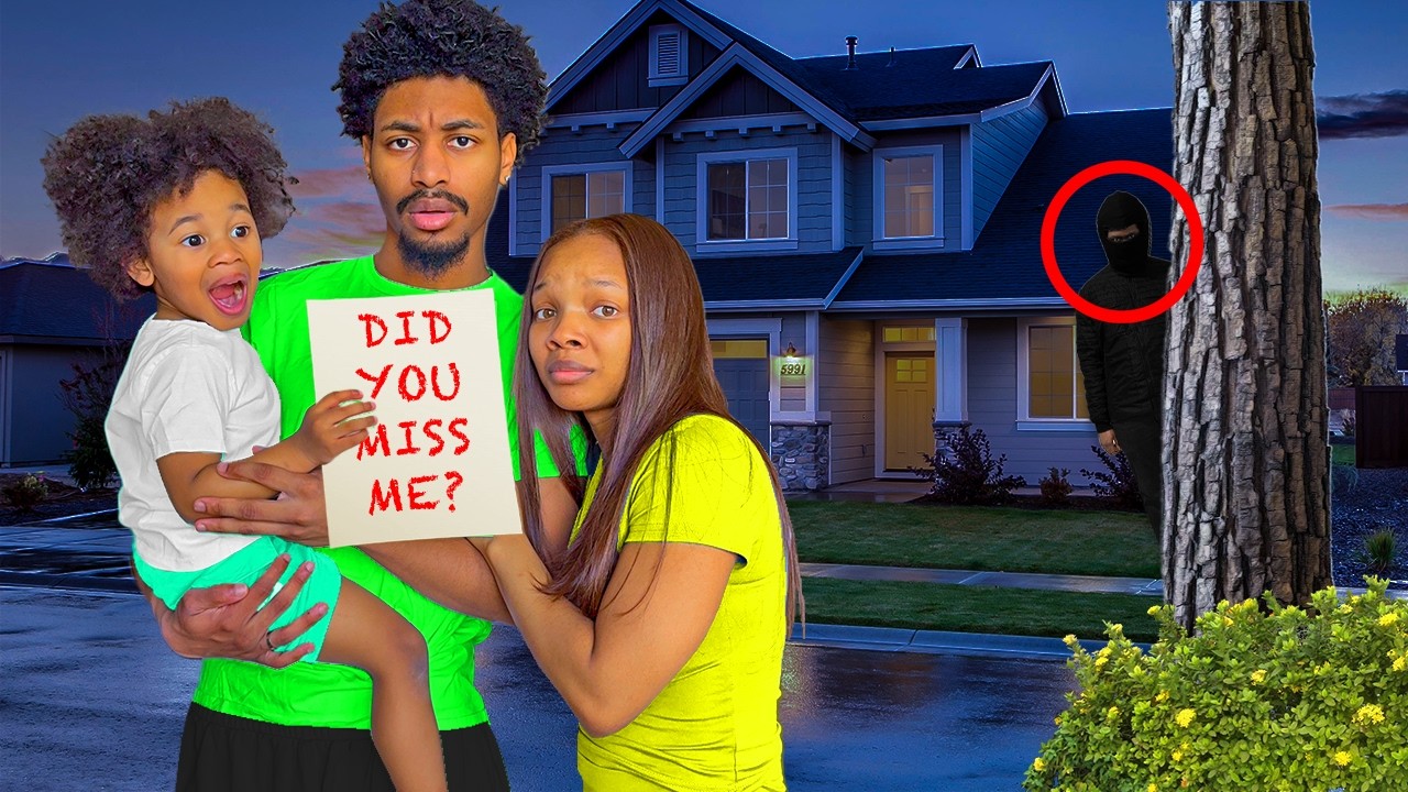 WE FOUND THE STALKER OUTSIDE OUR HOUSE!