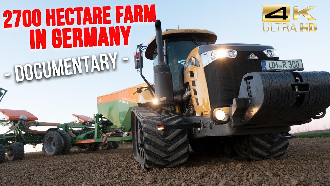 Ruhe Agrar Part 2: Parmen Farm &mdash; Maize Drilling (Challenger Tracked Tractor and Xerion 5000)