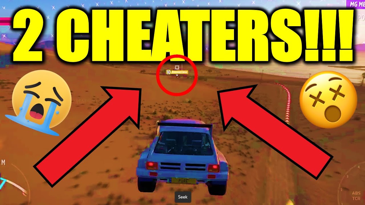 I FACED TWO HACKERS IN A ROW IN THE ELIMINATOR ON FORZA HORIZON 5!