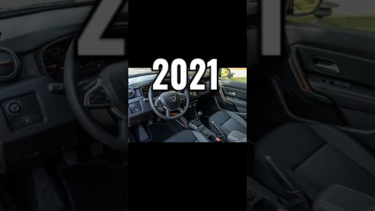 evolution of Renault duster interior (2012~2023) #shortvideo