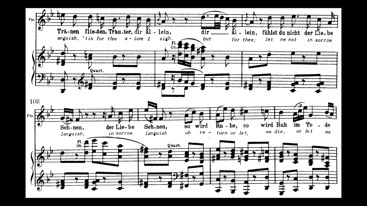 Ach, ich f&uuml;hl's; Die Zauberfl&ouml;te; Anna Moffo (with score)