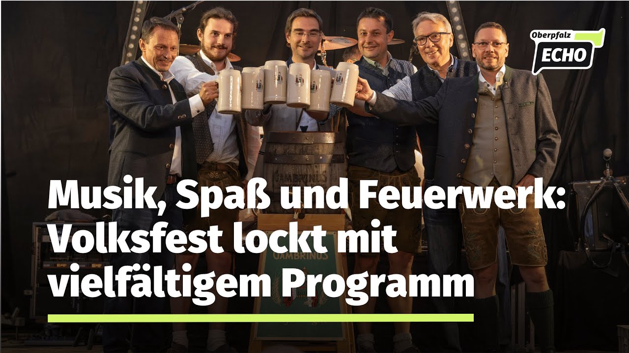 Das Volksfest Weiden 2023 ist eröffnet: Viele Attraktionen, Fahrgeschäfte, Leckereien und Livemusik