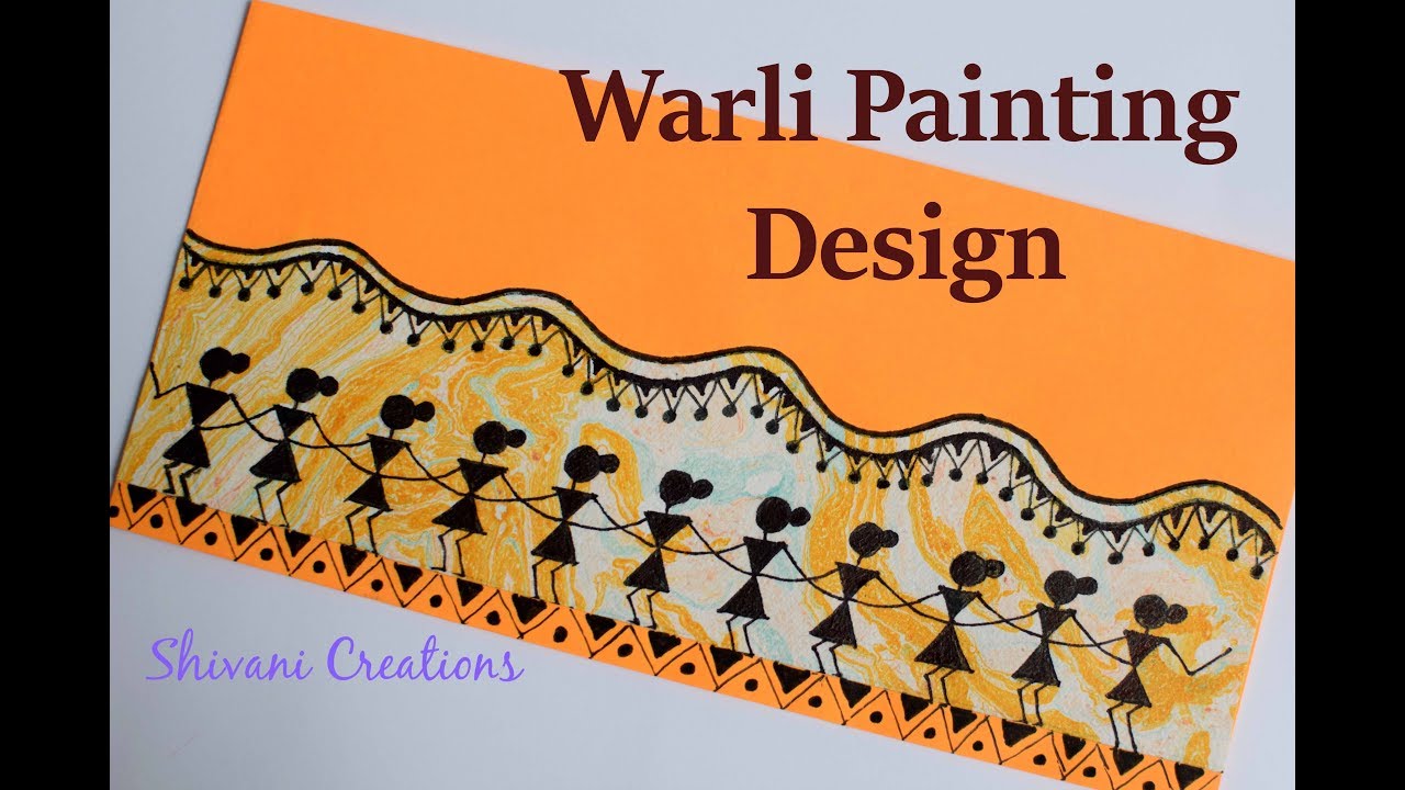 Warli Painting on Envelope/ Handmade Envelopes