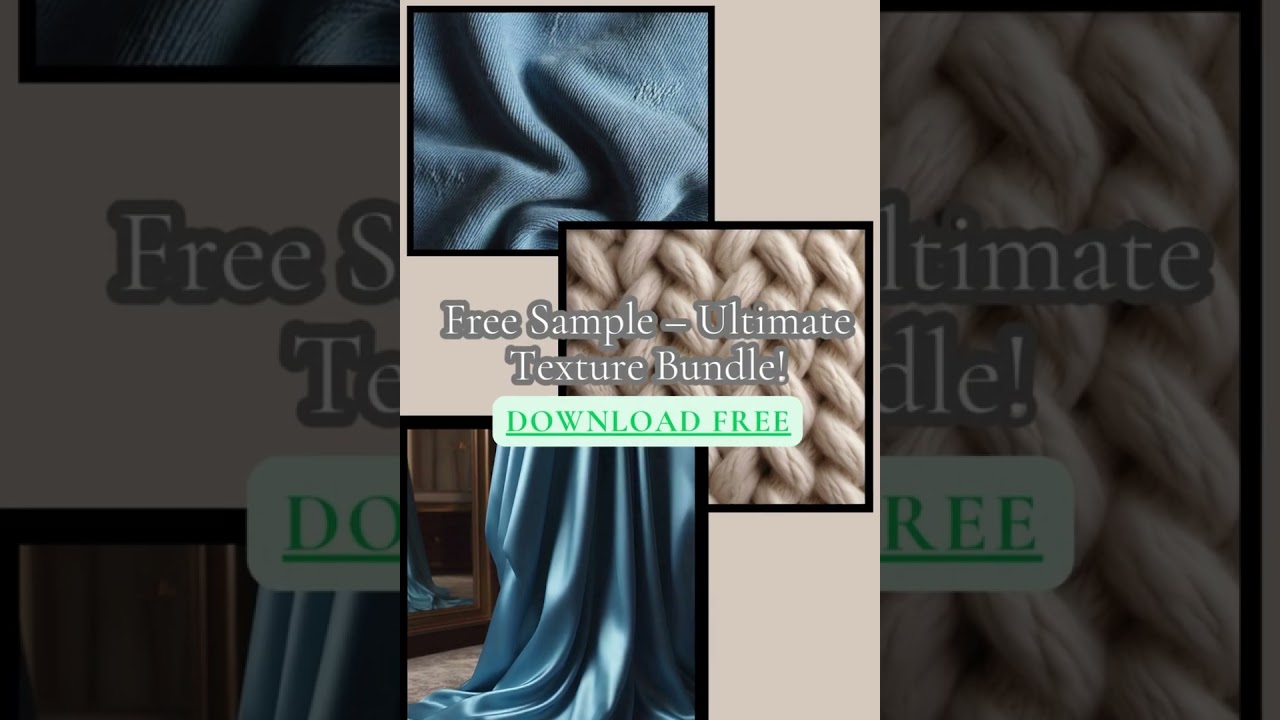 Free Sample &ndash; Ultimate Texture Bundle!  #free #texturepack #silk #wool #denim