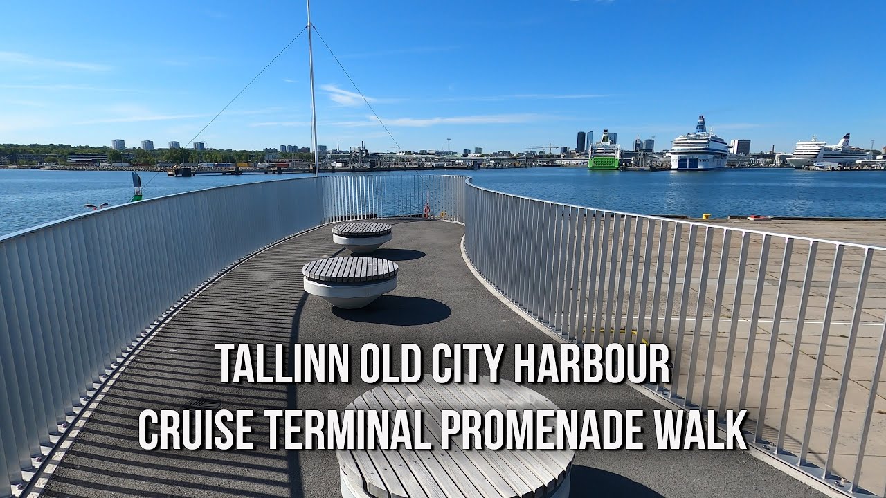 Cruise Terminal Promenade, Tallinn, Estonia.
