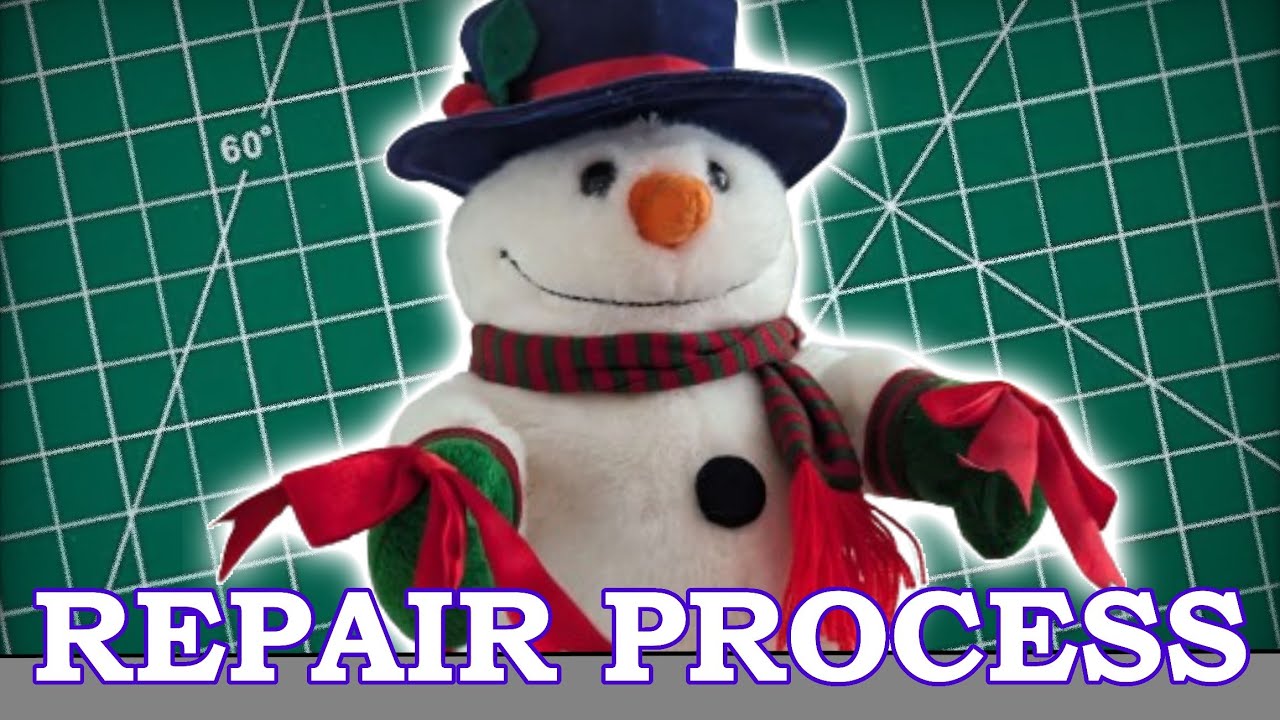 Sky's Repair Desk - Groovin' Friends Snowman Repair Process Video