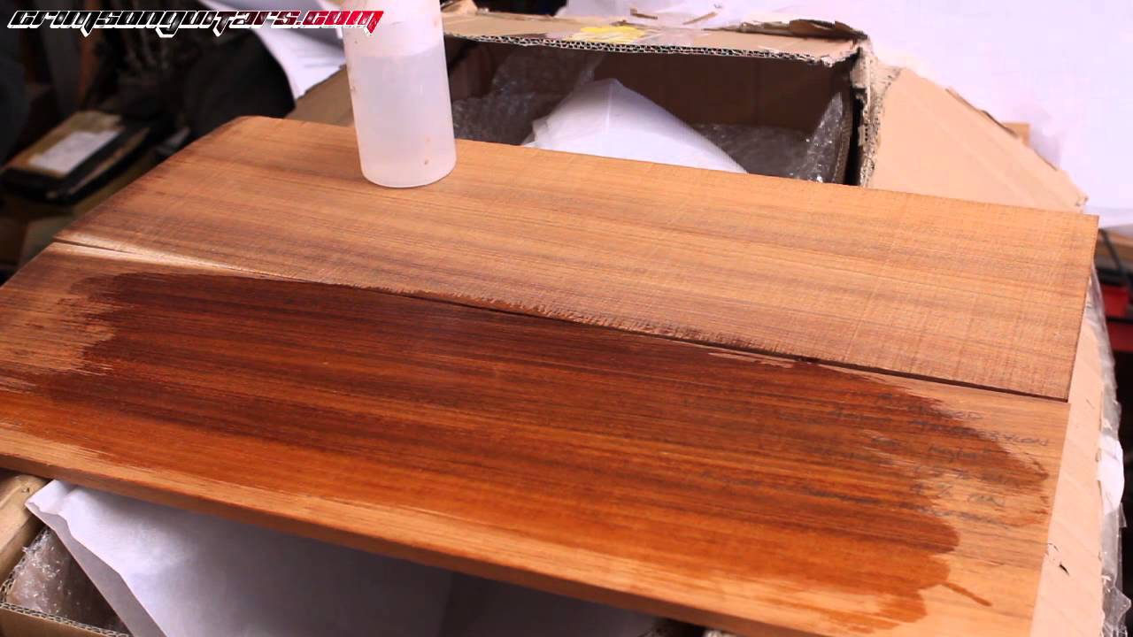 Un-boxing a gift from Screaming Eagle Guitars in Australia. A selection of Australian tone-woods