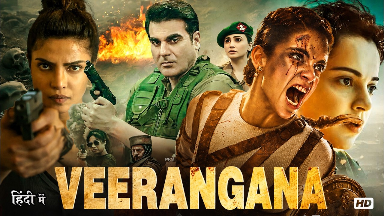 VEERANGANA | Kangana Ranaut की दमदार देशभक्ति एक्शन फिल्म | Hindi Full Movie HD