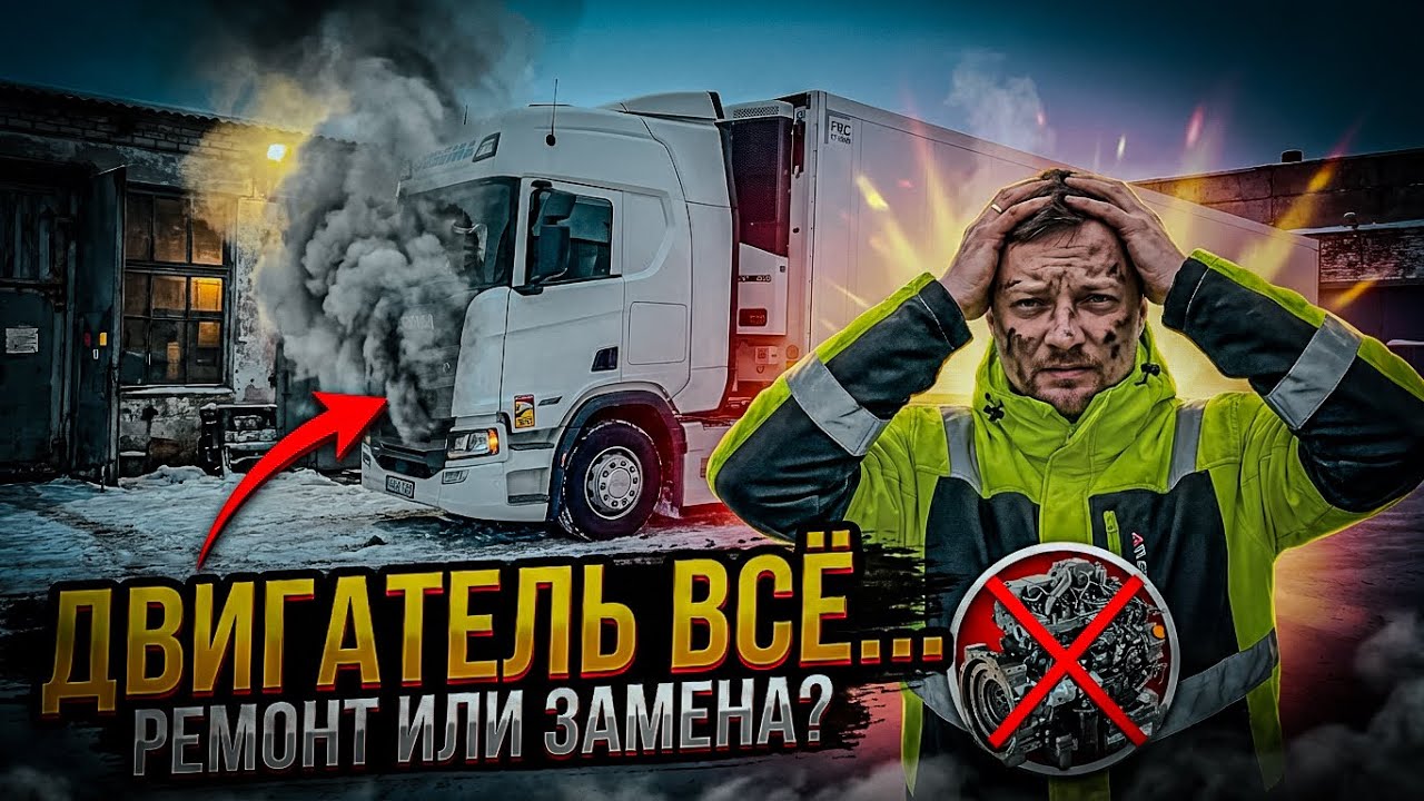Дальнобой. НОЧНОЙ АД! Рейс встал: МОТОР ПОД ЗАМЕНУ!!! 