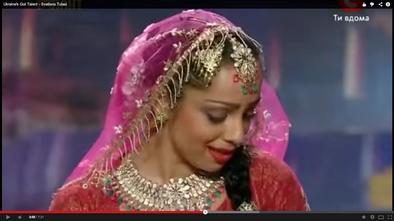 Ukraine's Got Talent - Bollywood Mujra (Kathak dance) by Svetlana Tulasi