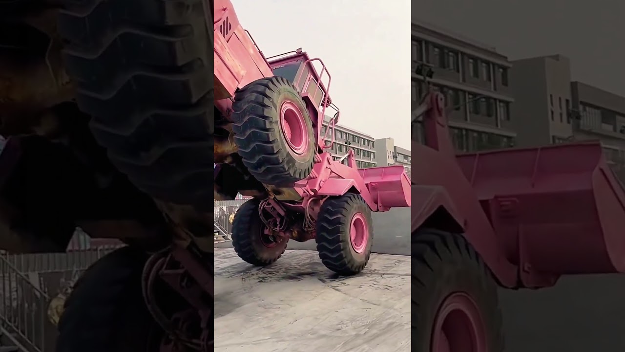 Guess what this shovel loader is doing.