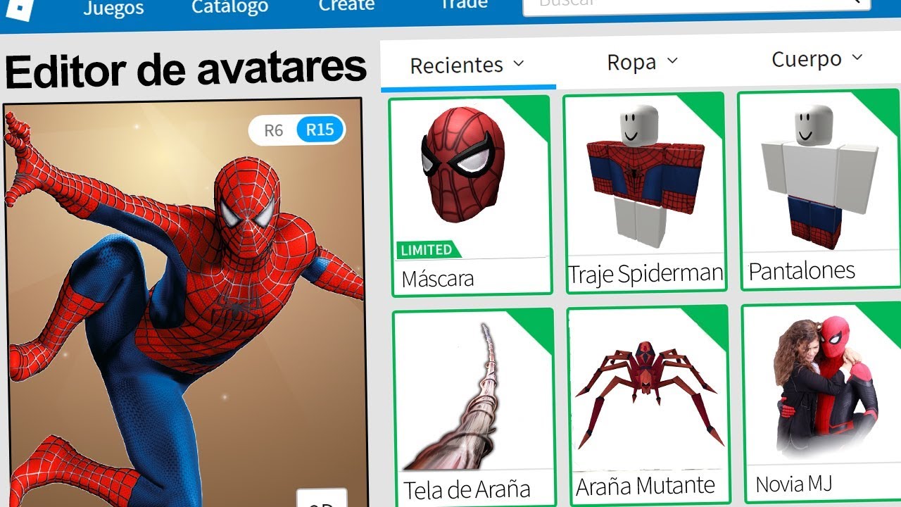 Creamos el PERFIL de SPIDER-MAN en ROBLOX !! | Rovi23 Roblox
