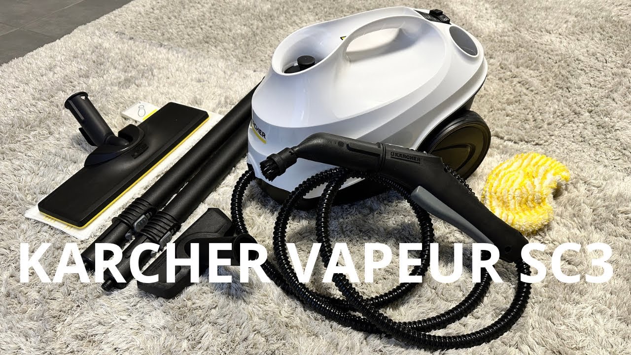 Déballage et essai - KARCHER vapeur sc3 - Unboxing and test