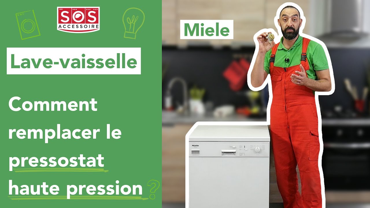 🍽 Vaisselle mal lavée : comment remplacer le pressostat haute pression sur un lave-vaisselle Miele ?