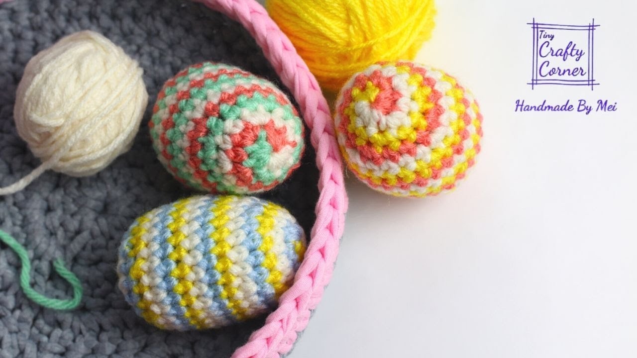 Crochet Easy Easter Egg - Spiral Egg Tutorial