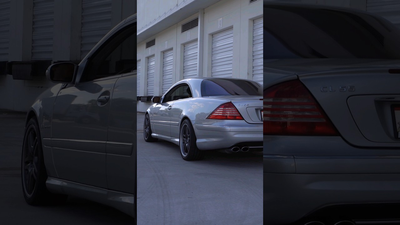 CL55 AMG with abc lowering links and exhaust work #cl55amg #m113k #e55