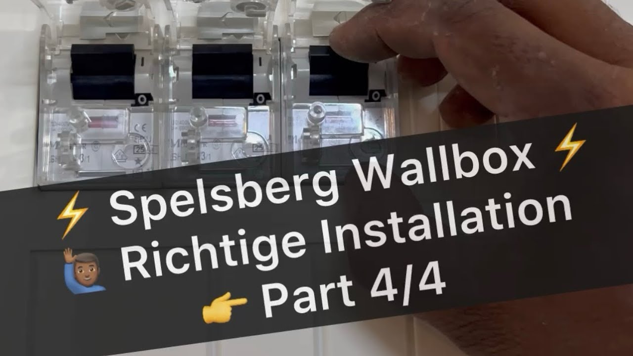 🚗🔌⚡️Wallbox-Installation - Alle Schritte Part 4 von 4 ⚡️Finale Installation abgeschlossen! 🔌🚗