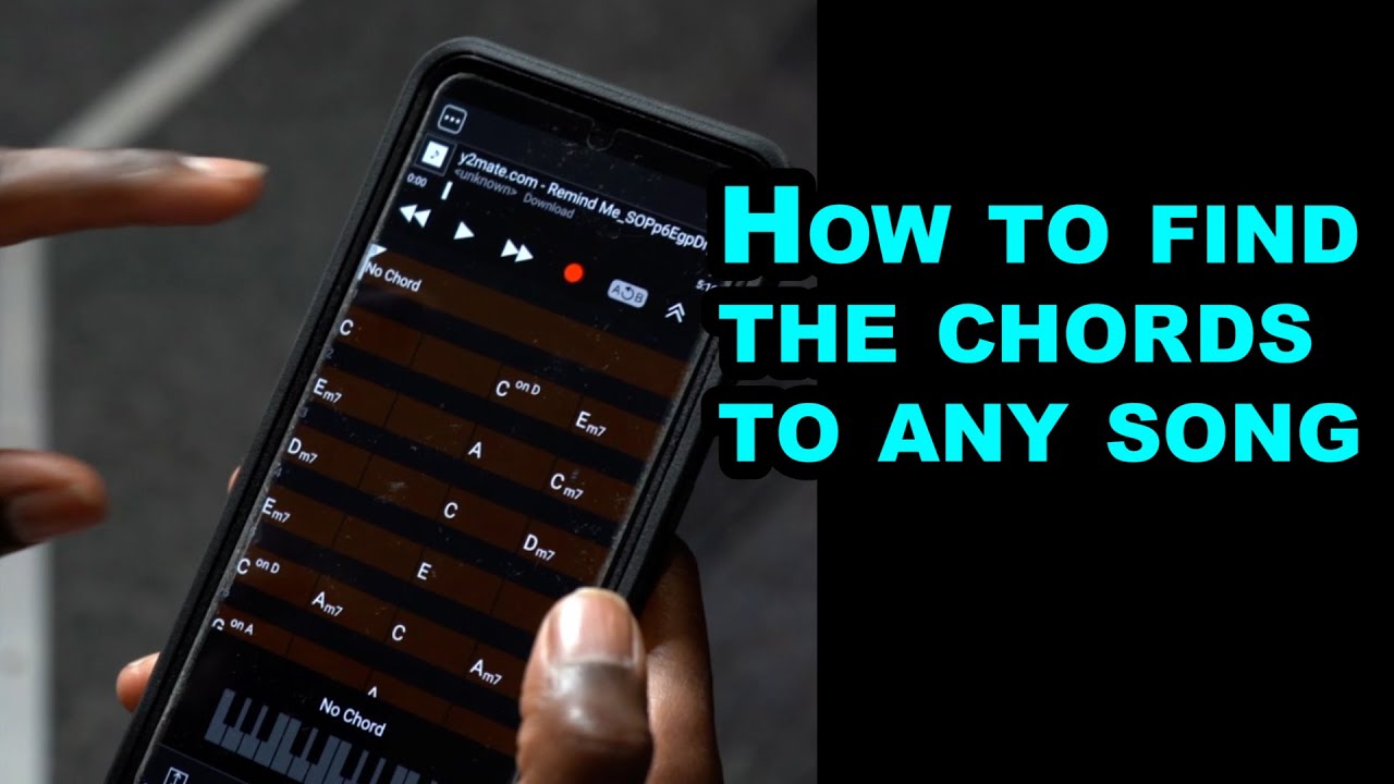 How to find chords to any song | App to find chords | How to find Piano Chords to any song