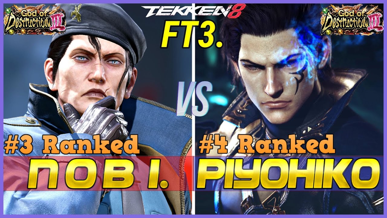 T8 ▰ NOBI (#3 Ranked Dragunov) Vs PIYOHIKO (#4 Ranked Claudio) ▰ Tekken 8 High Level Gameplay