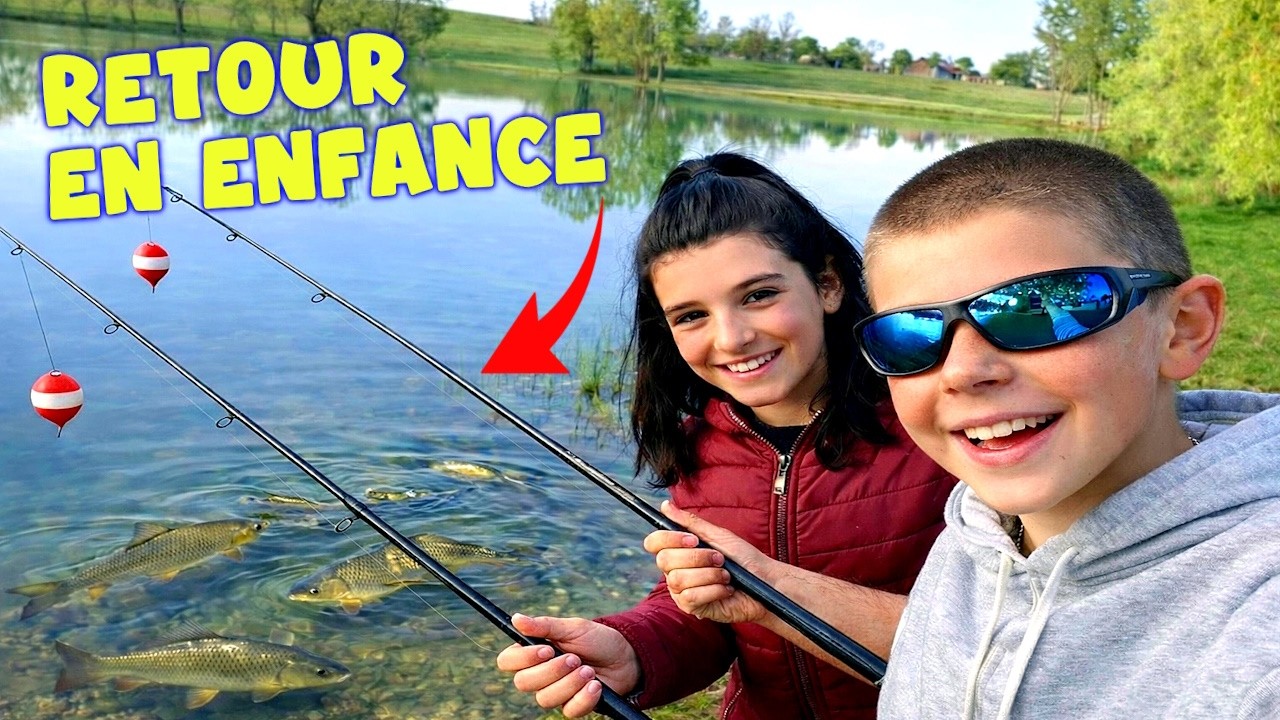 RETOUR en ENFANCE : Une Canne, un Bouchon et du pur PLAISIR !