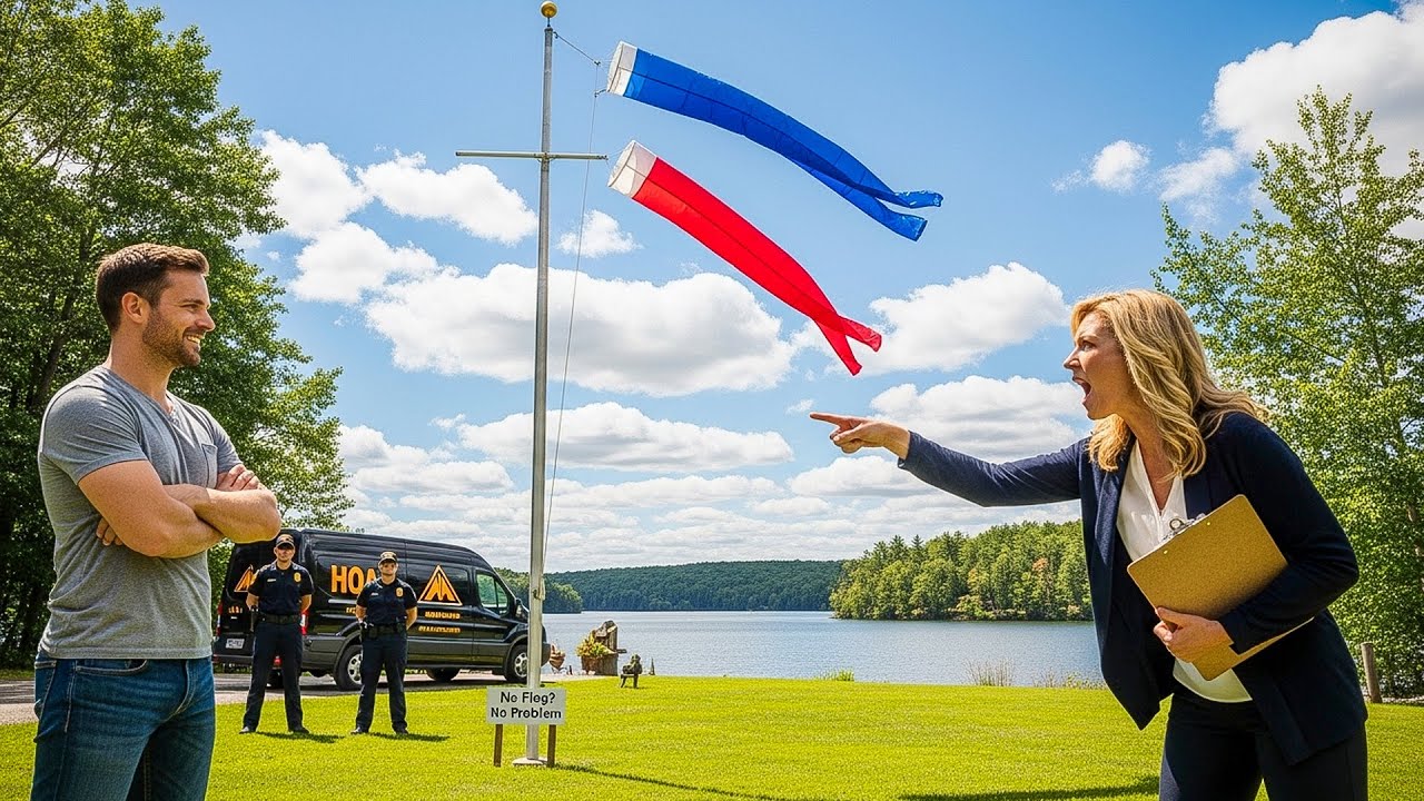 They Banned Flags of Any Kind, So I Installed a 50 Foot Pole to Fly a Giant Pair of Windsocks!