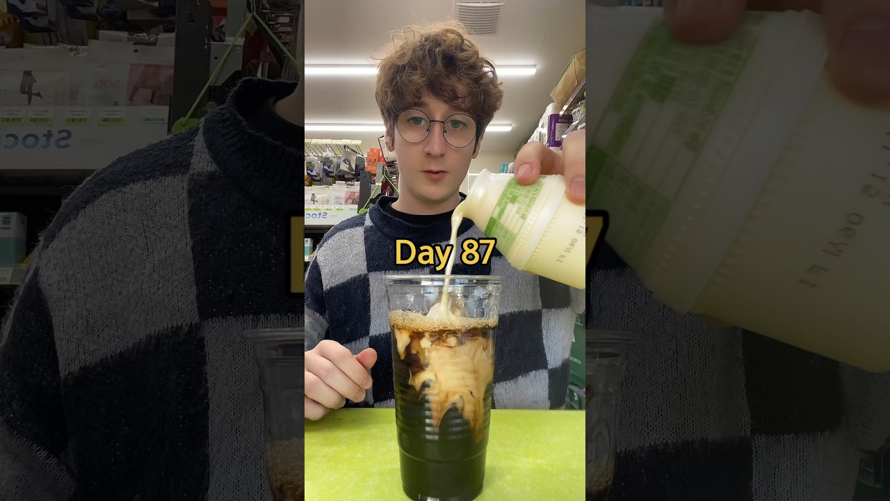 Day 87 of only eating Korean convenience store food 😩 #korea #conveniencestore #asmr