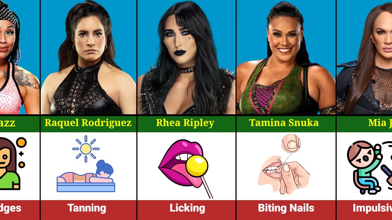Secret Bad Habit of WWE Female wrestlers!