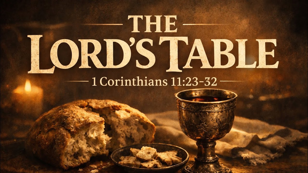 The Lord’s Table | Pastor Anthony Kidd | 1 Corinthians 11:23-32