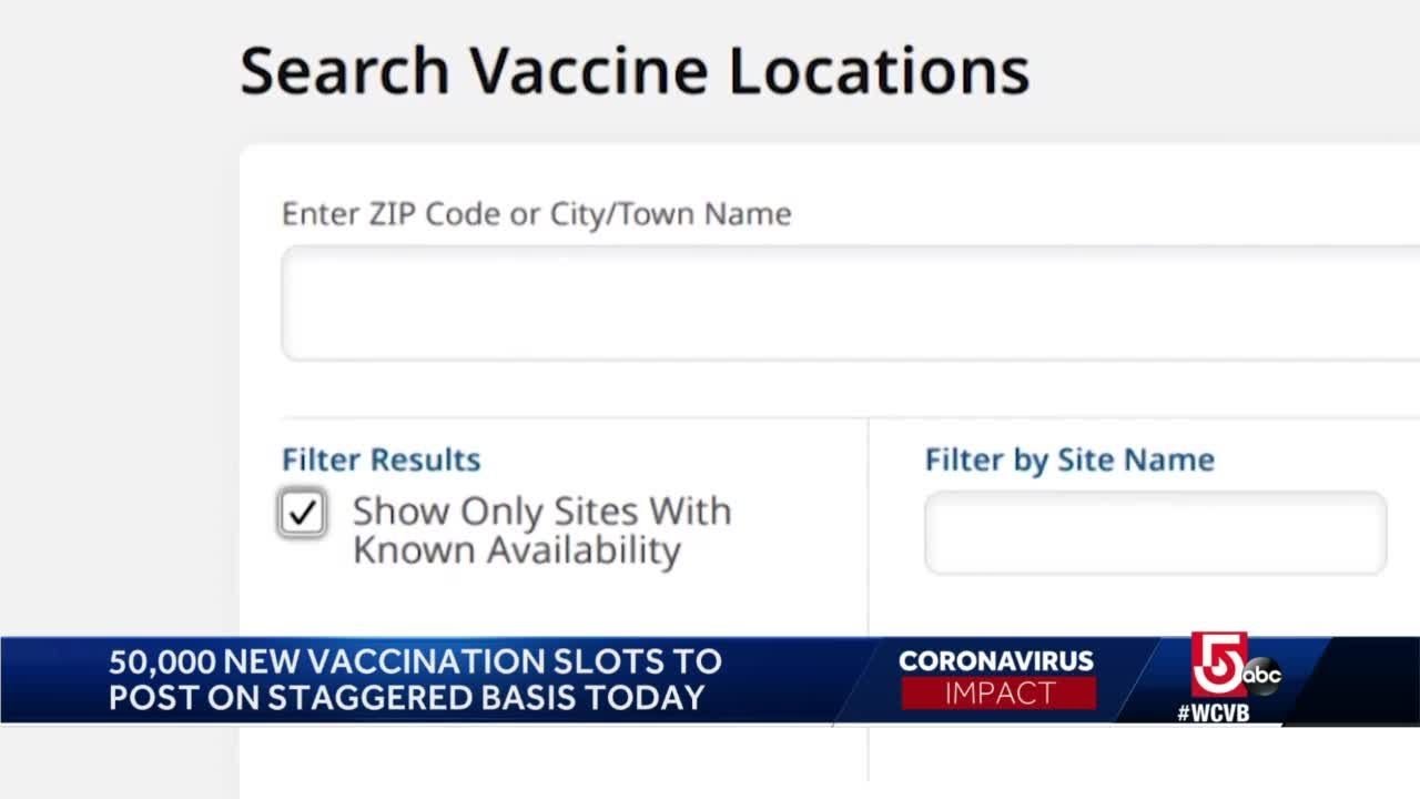 50,000 new vaccine slots added to mass vaccination sites