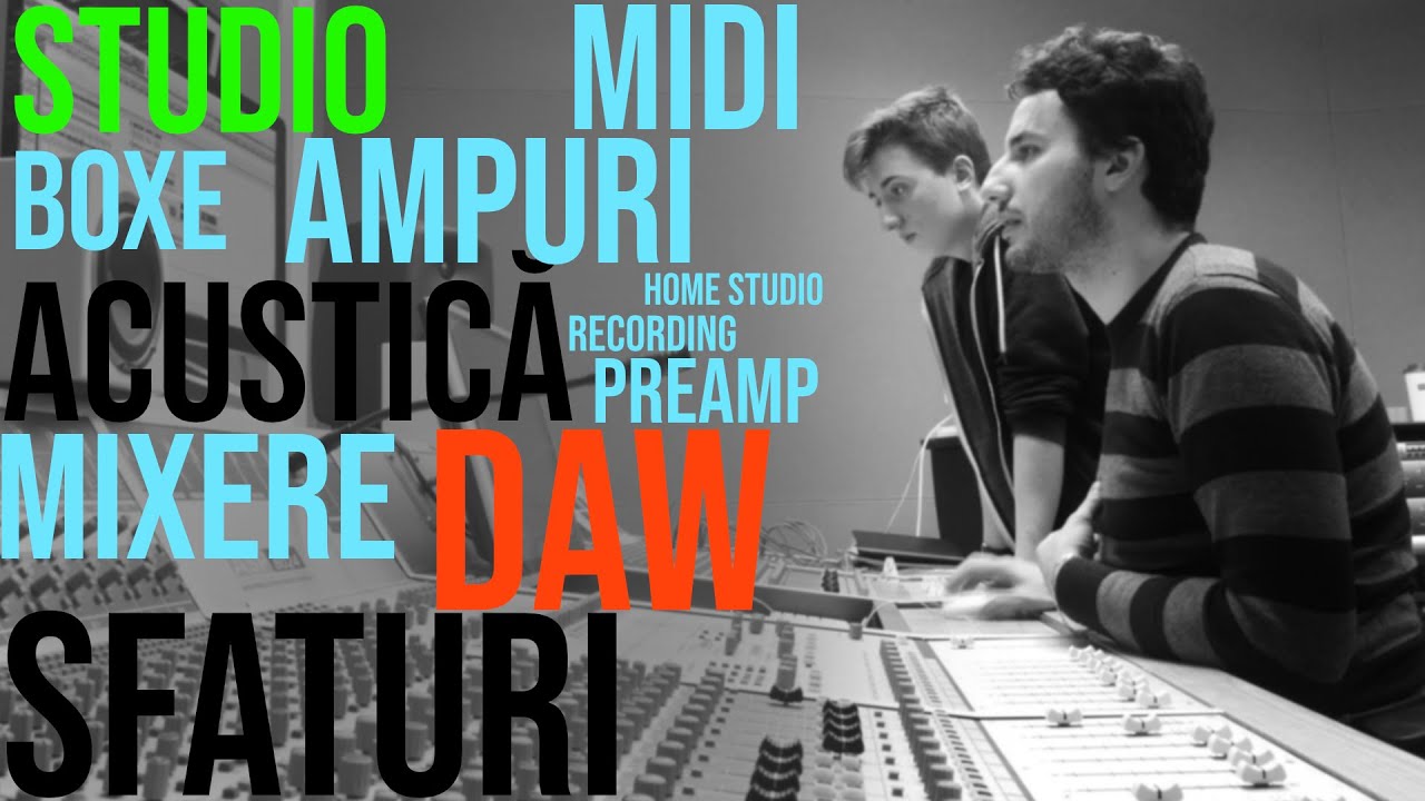 Studio,boxe, echipamente - sfaturi +Q&A+ concurs mixing