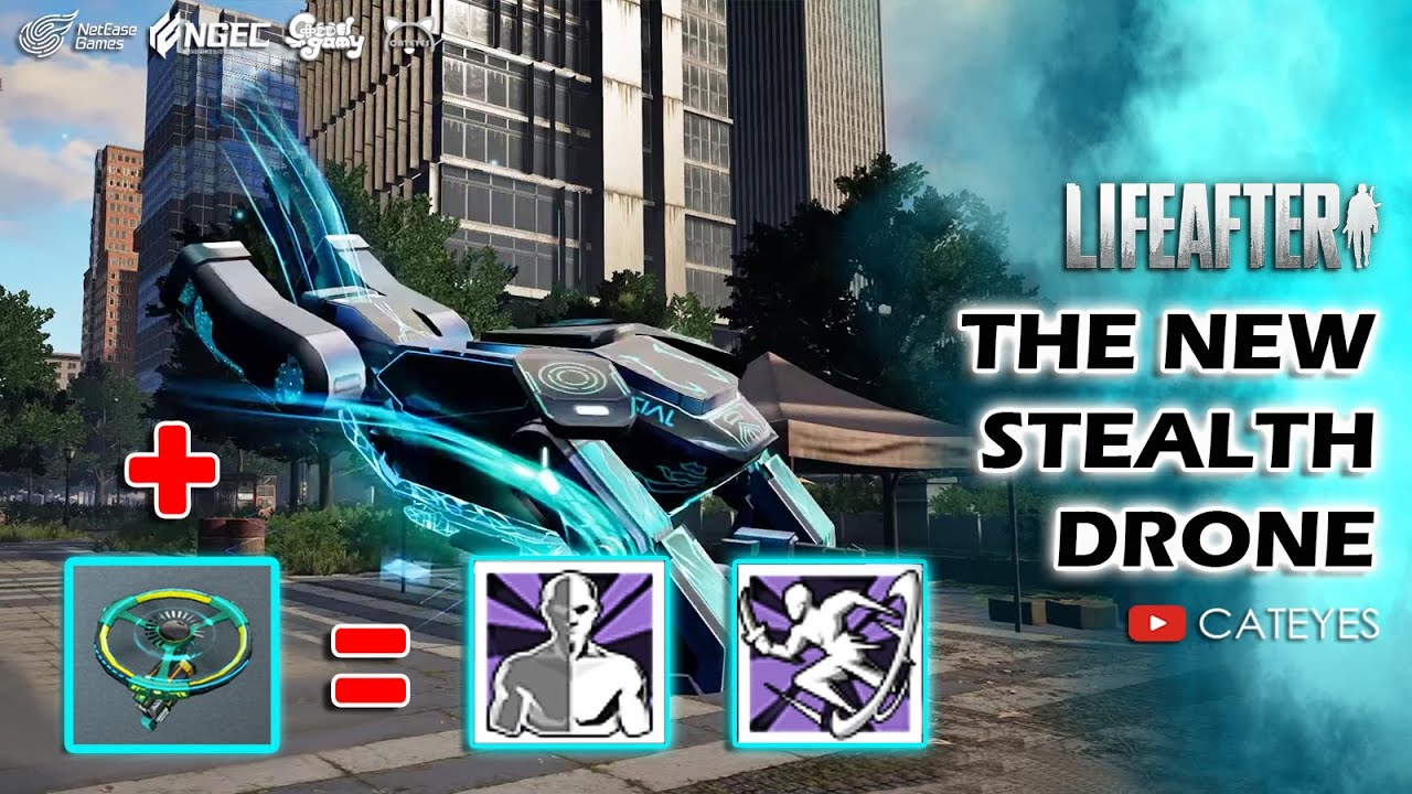 😹LIFEAFTER NEW STEALTH Drone is another JOKE in PVP and PVE Mode❓In-Depth #GameReview