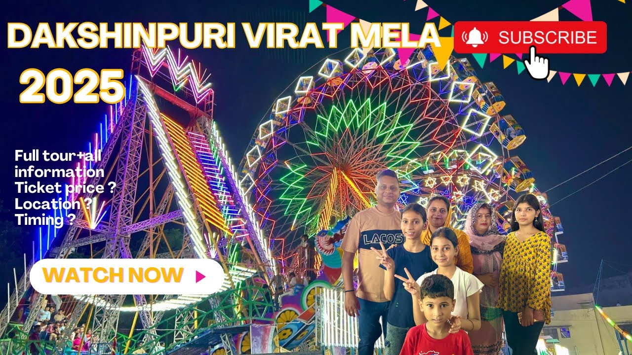 Dakshinpuri virat mela ￼￼2025😍🎉 | Dussehra Mela |@ManojFamilyvlogs87  #viralvideo #dakshinpuri #mela