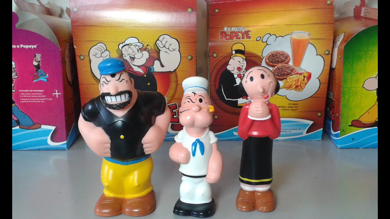 Marinheiro popeye , olivia palito e brutus kit habib's 2009