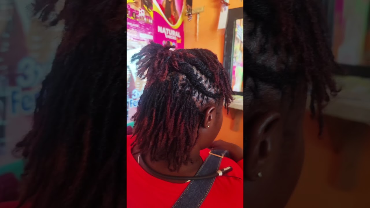 sisterlocks retouch and style/setting