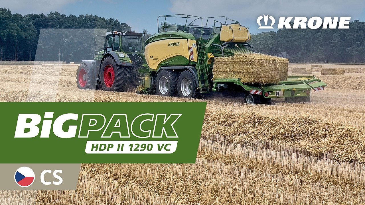 KRONE BiG Pack HDP II 1290 (VC) – Maximální hustota balíků. Maximální výkon. Bez kompromisů.