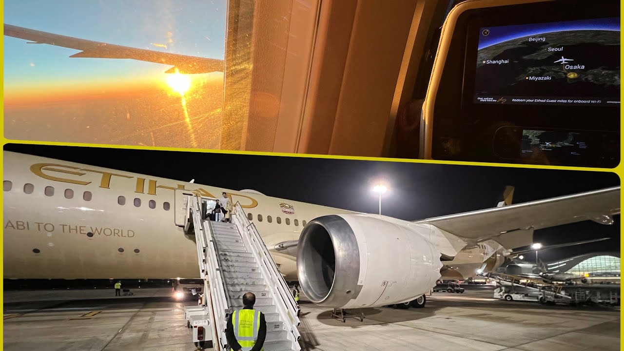 エティハド航空 B787-9 大阪(KIX) → アブダビ(AUH) エコノミークラス EY831