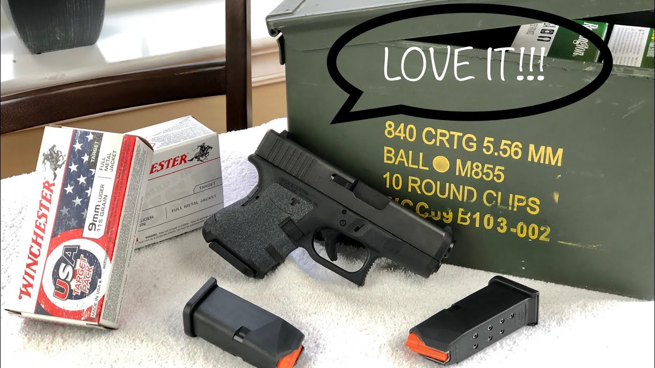 Glock 26! 9 мм — Сначала ненавидел, а потом полюбил!!