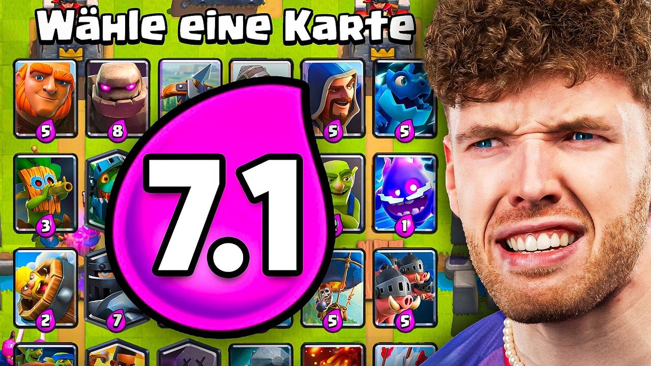😱🤯NUR TEURE KARTEN WÄHLEN, BIS ICH AUSRASTE... (unmöglich?) | Clash Royale Deutsch