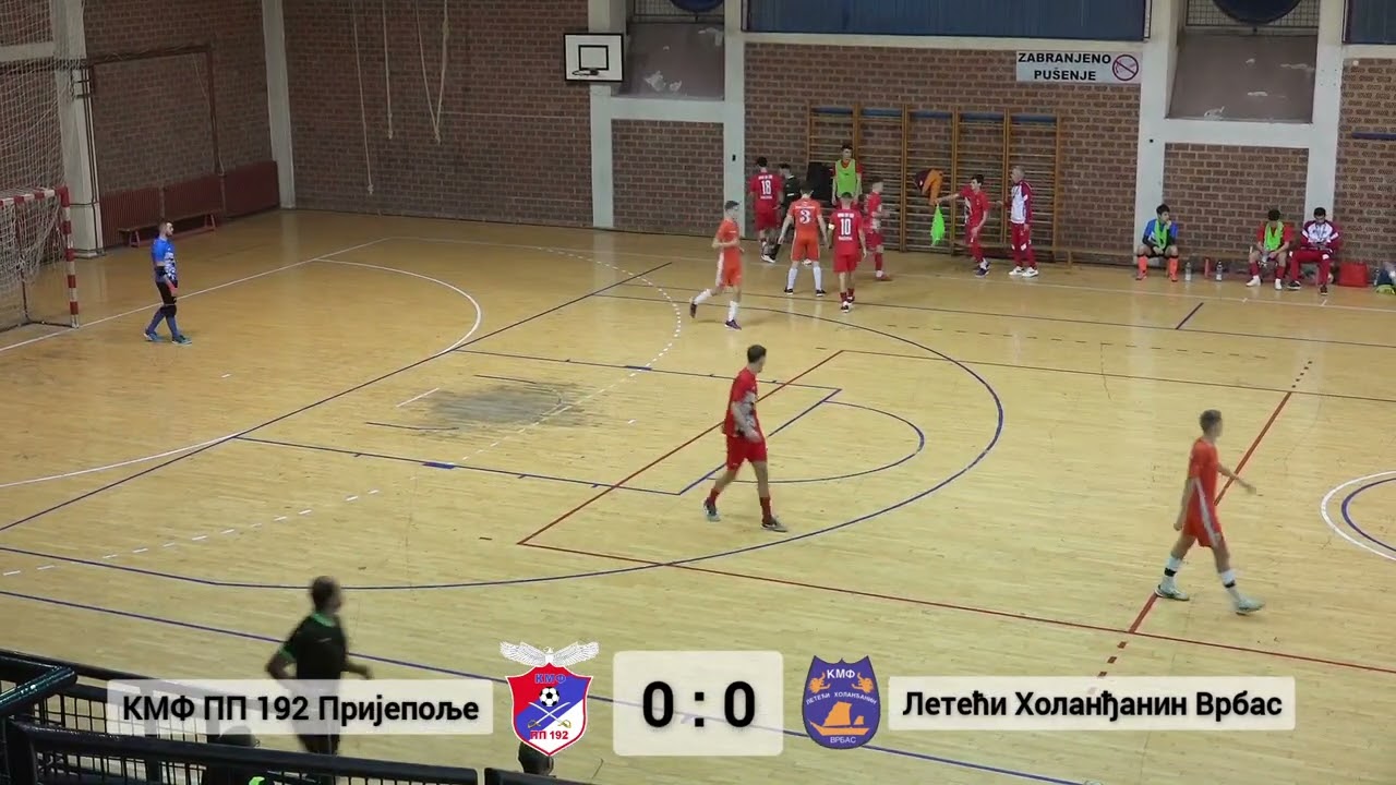 KMF PP 192 Prijepolje - KMF Leteći Holanđanin Vrbas 10:3, 2. kolo U19 omladinske futsal lige Srbije