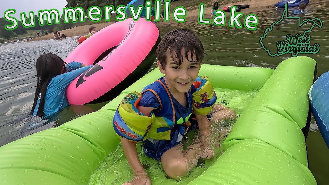 Swimming at Summersville Lake State Park