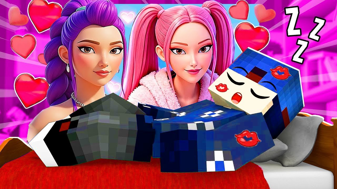 LES KPOP DEMON HUNTERS S'INFILTRE CHEZ MOI DANS LA NUIT SUR MINECRAFT ! Huntrix