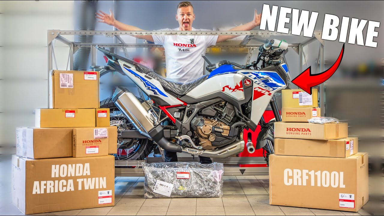 Распаковка Honda CRF1100L Africa Twin | DCT ES + пакет для ралли