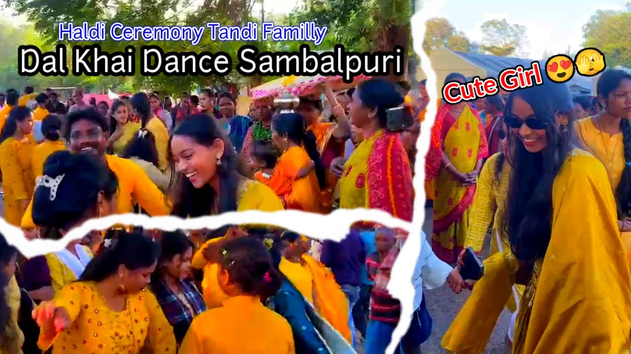 Haldi Village lifestyle sambalpuri dal Khai Dance 🫣. // 2025