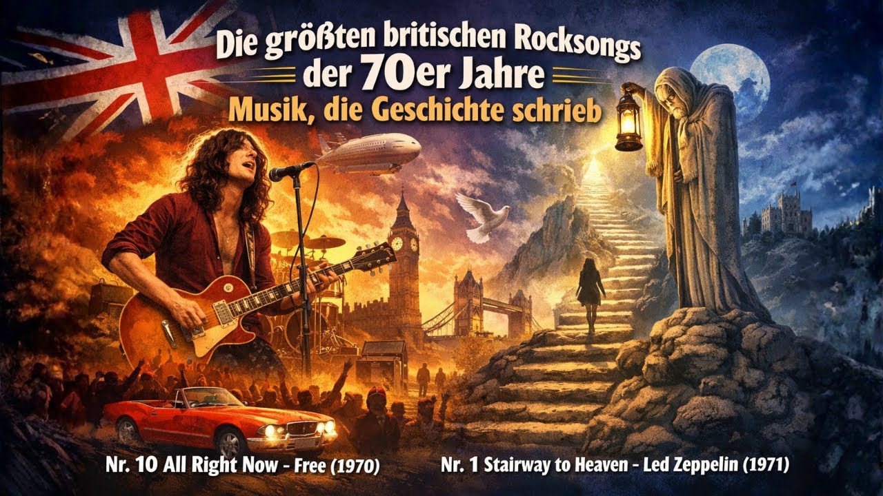 Die größten britischen Rocksongs der 70er Jahre – Musik, die Geschichte schrieb