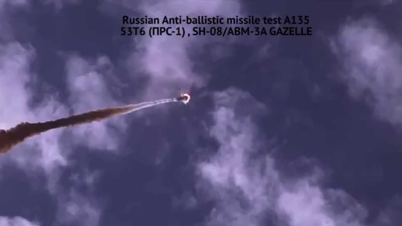 Russian Anti-ballistic missile test﻿ A135, Dnepr