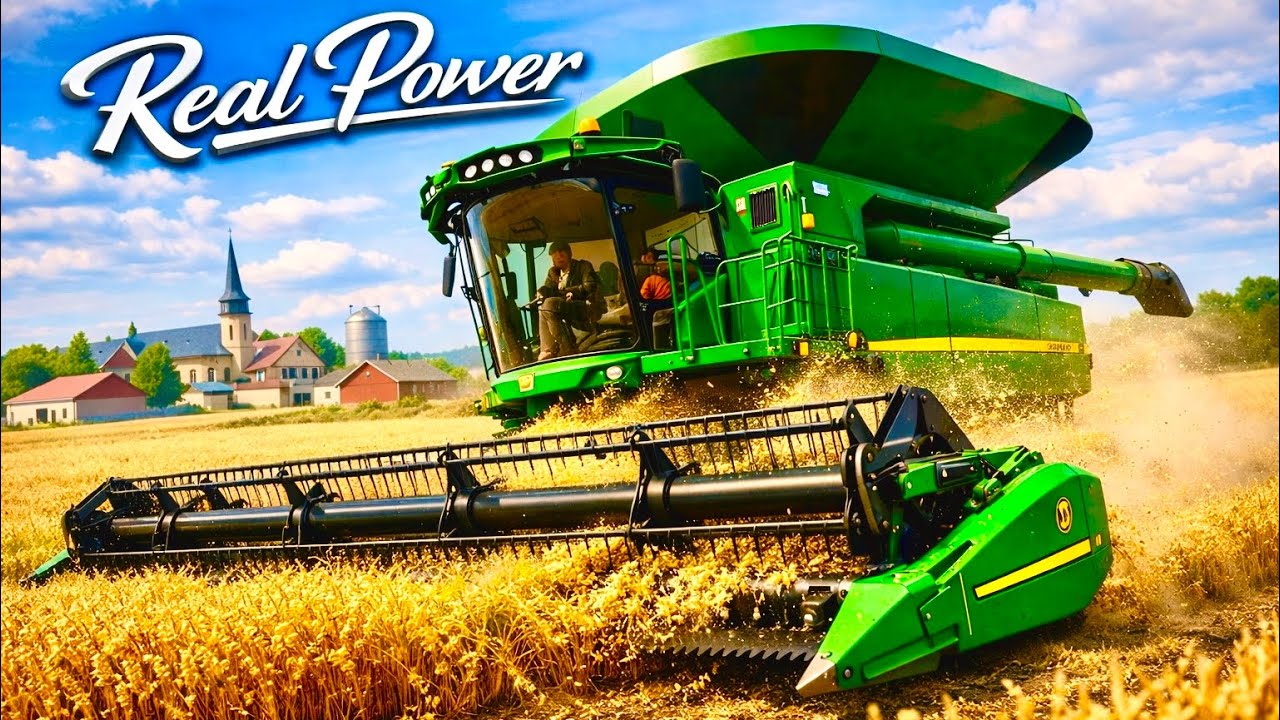 John Deere New Harvester Canola Cutting | Farming Simulator 25 Gameplay